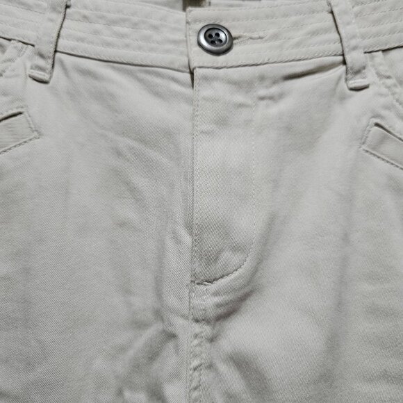 Garnet Hill Womens Organic Cotton & Lycra Pants Size 10B Beige - Picture 4 of 9